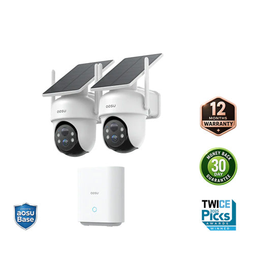 Kit de 2 câmaras solares D1 Classic