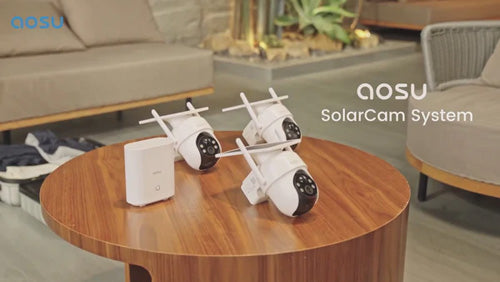 Kit de 4 câmaras solares D1 Classic