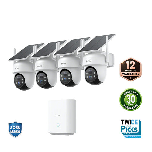 Kit de 4 câmaras solares D1 Classic