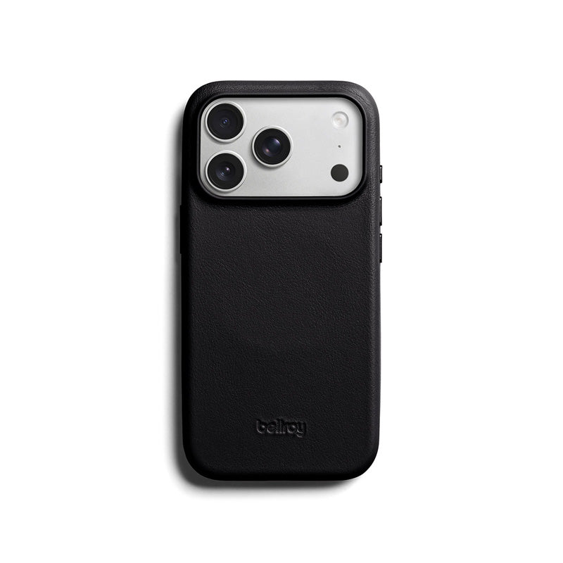 Capa de couro iPhone 18 Pro Preta