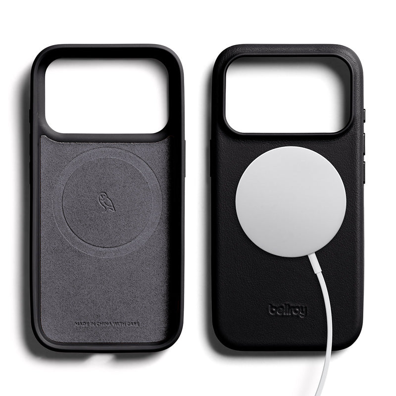 Capa de couro iPhone 18 Pro Preta
