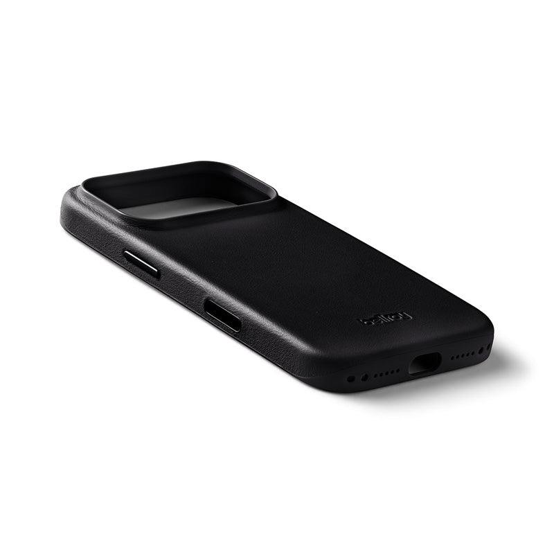 Capa de couro iPhone 18 Pro Preta