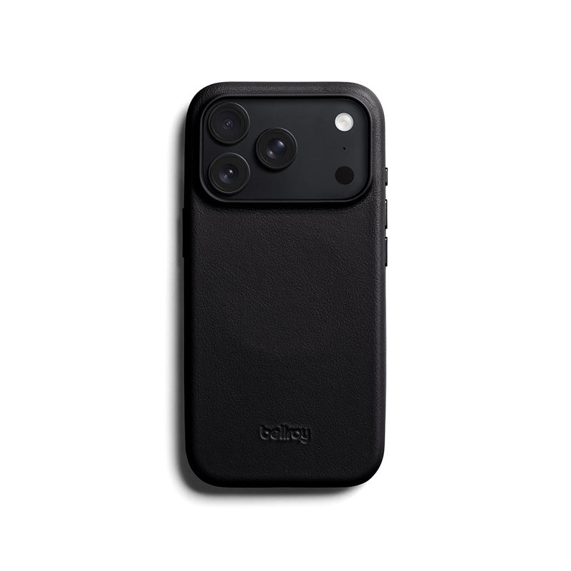 Capa de couro iPhone 18 Pro Preta