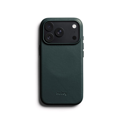 Capa de couro iPhone 18 Pro / 17 Pro Deep Ocean