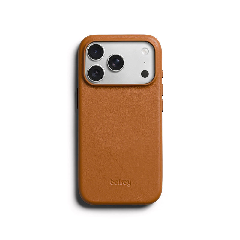 Capa de couro iPhone 18 Pro Camel