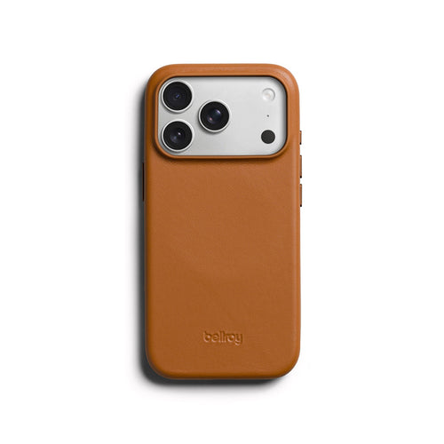 Capa de couro iPhone 18 Pro / 17 Pro Tan