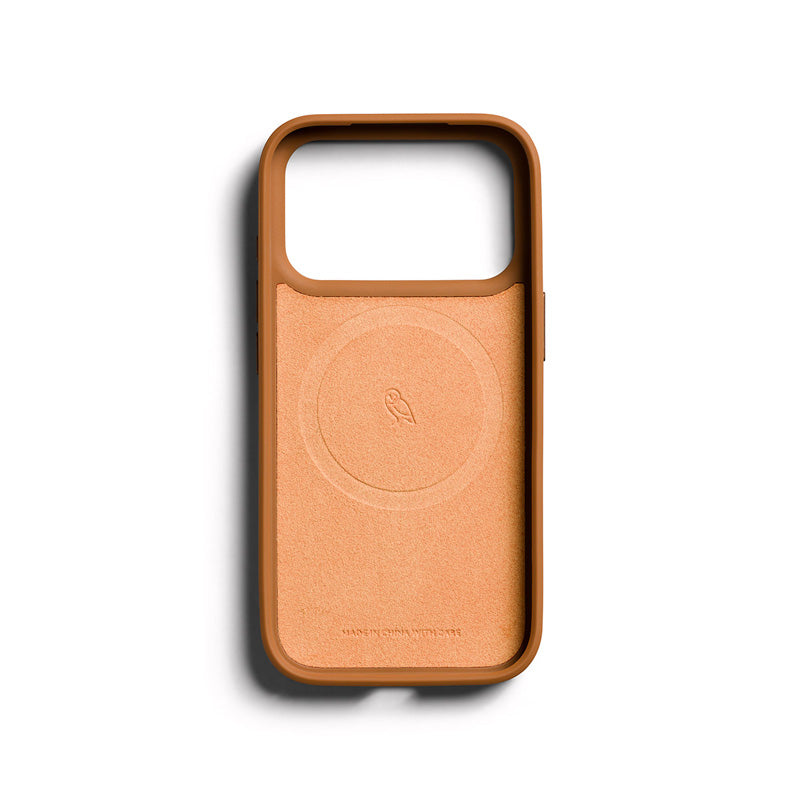 Capa de couro iPhone 18 Pro Camel