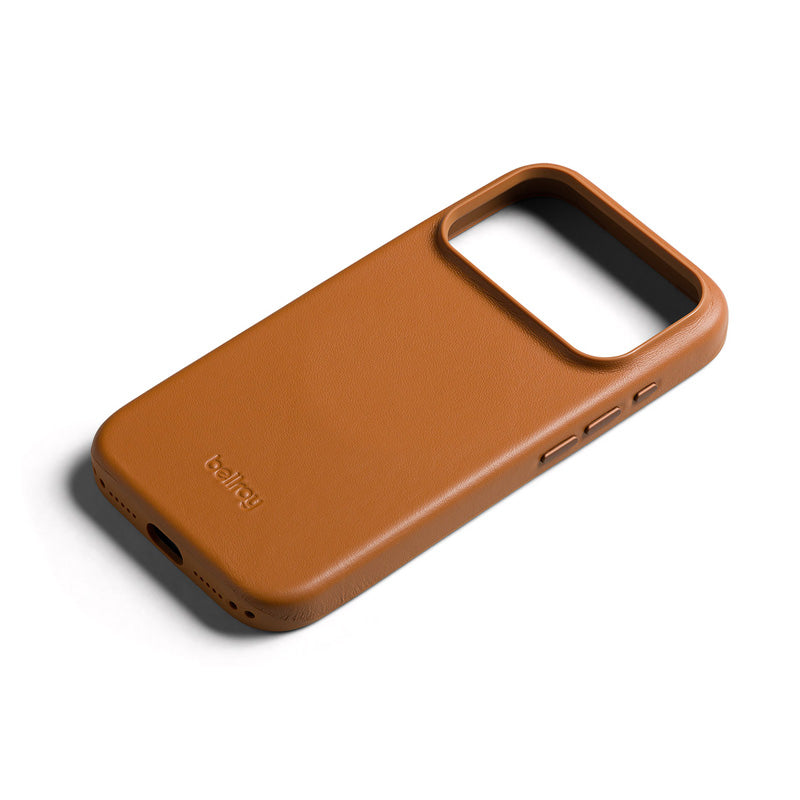 Capa de couro iPhone 18 Pro Camel
