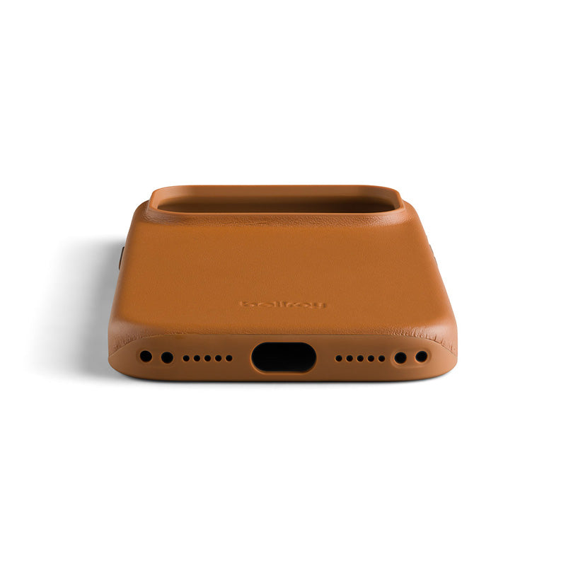 Capa de couro iPhone 18 Pro Camel
