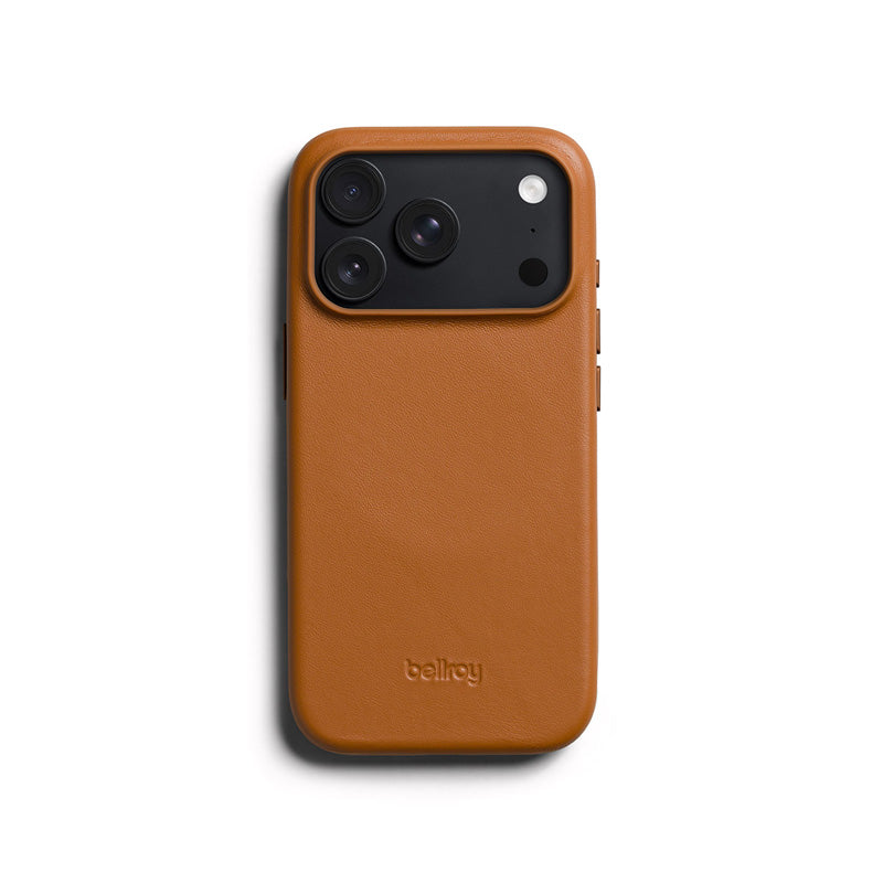 Capa de couro iPhone 18 Pro Camel