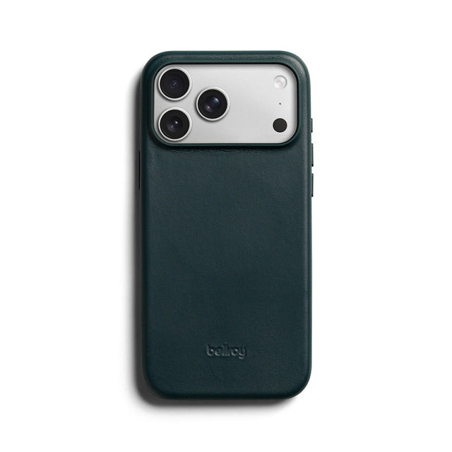 Capa de couro iPhone 18 Pro Max Deep Ocean