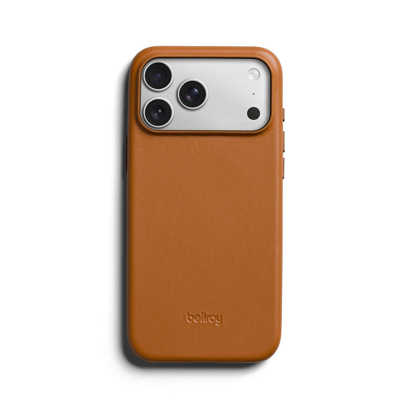 Capa de couro iPhone 18 Pro Max / 17 Pro Max Tan