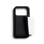 Capa de couro Premium 3 Cartões iPhone 18 Pro / 17 Pro Preto