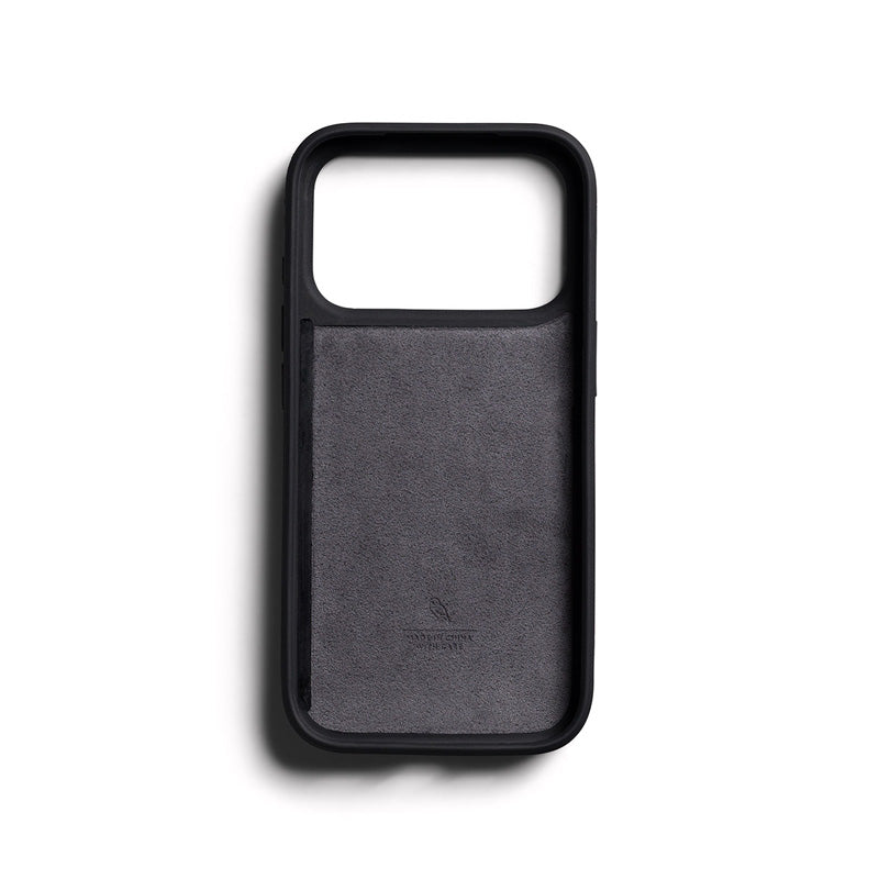 Capa de couro Premium 3 Cartões iPhone 18 Pro / 17 Pro Preto