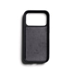 Capa de couro Premium 3 Cartões iPhone 18 Pro / 17 Pro Preto