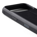 Capa de couro Premium 3 Cartões iPhone 18 Pro / 17 Pro Preto