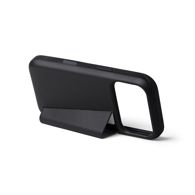 Capa de couro Premium 3 Cartões iPhone 18 Pro / 17 Pro Preto