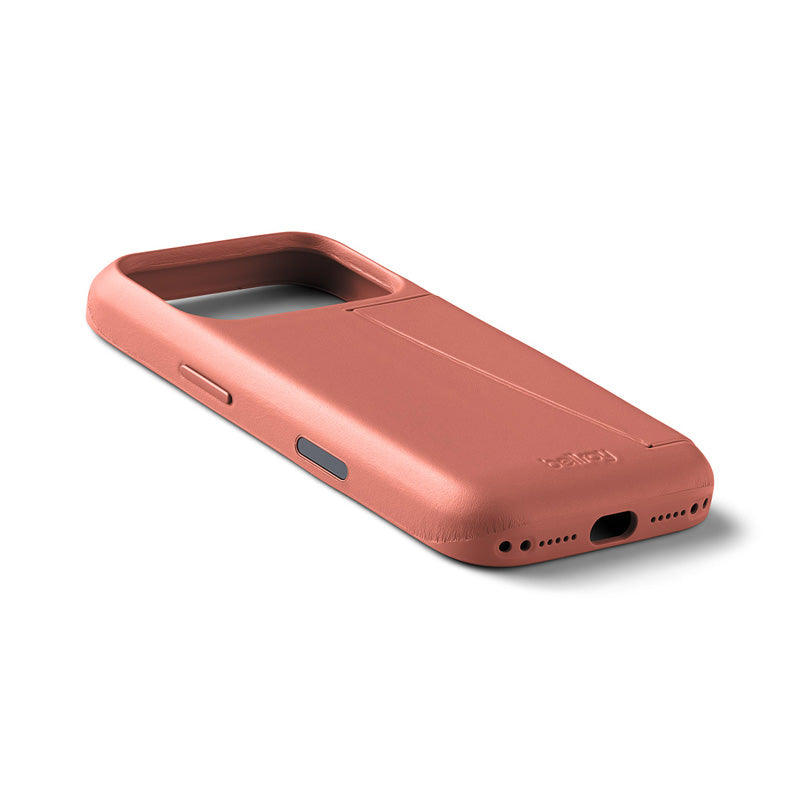 Capa de couro Premium 3 Card para iPhone 18 Pro Canyon