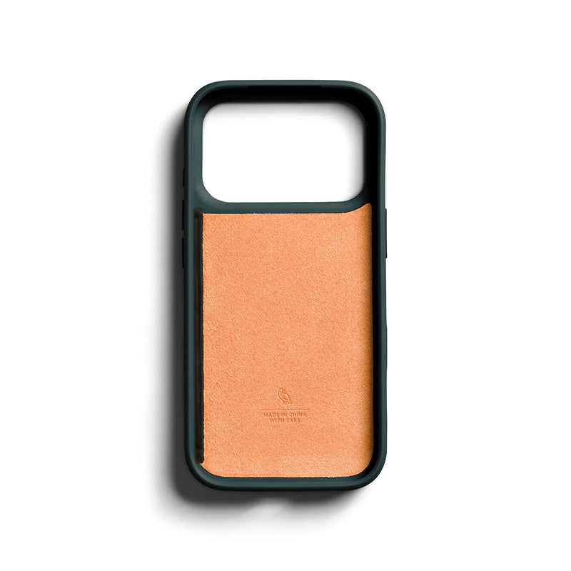 Capa de Couro Premium 3 Cartões iPhone 18 Pro Deep Ocean