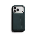 Capa de Couro Premium 3 Cartões iPhone 18 Pro Deep Ocean