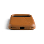 Capa de Couro Premium 3 Cartões iPhone 18 Pro Tan