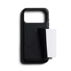 Capa de Couro Premium 3 Cartões iPhone 18 Pro Max Preto
