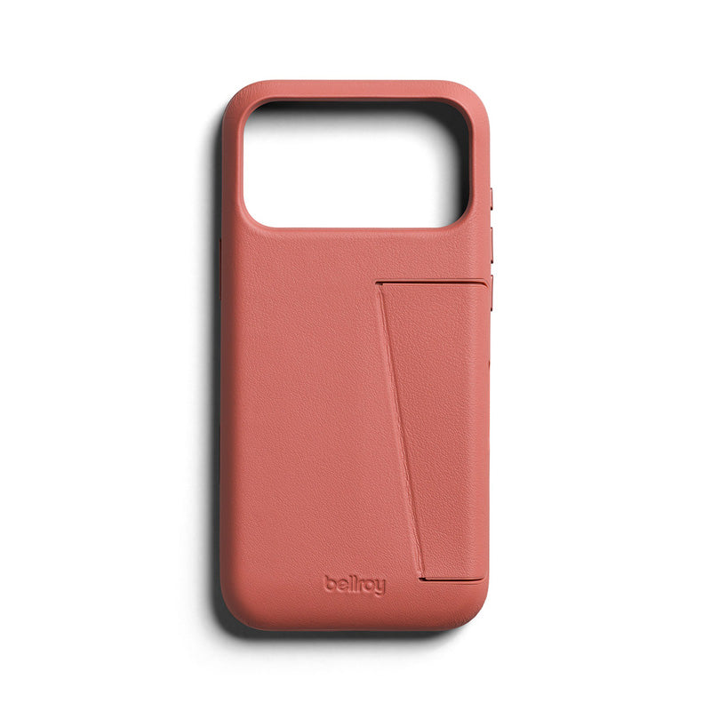 Capa de couro Premium 3 Card iPhone 18 Pro Max Canyon