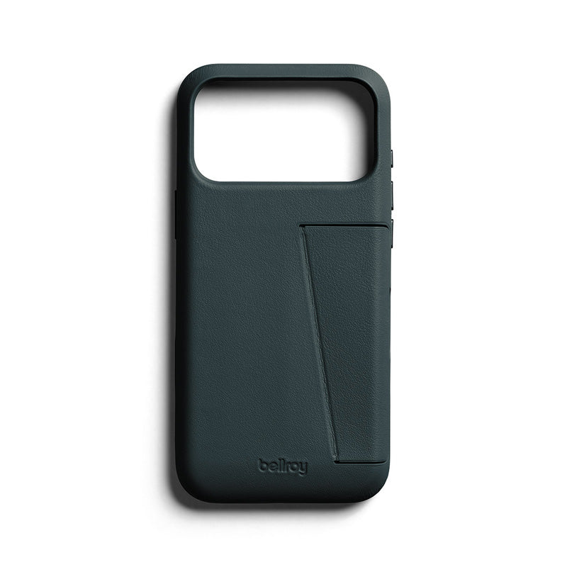 Capa de couro Premium 3 Card iPhone 18 Pro Max Deep Ocean