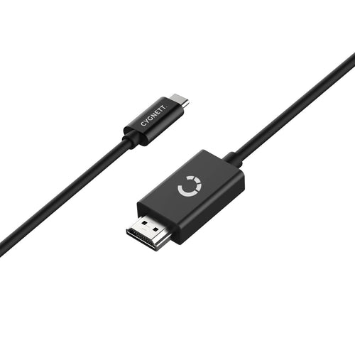 Cabo USB-C para HDMI 4K (1,8 m) Preto