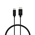 Cabo USB-C para HDMI 4K (1,8 m) Preto