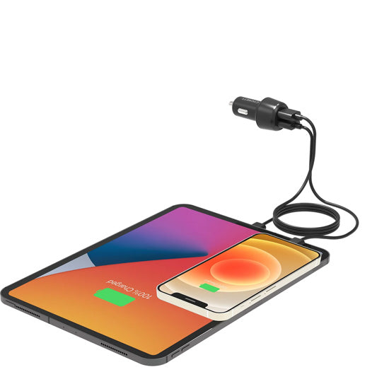CarPower Carregador de Carro 30W Porta Dupla USB-A Preto