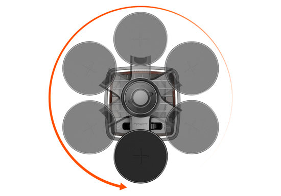 Suporte Magnético para Grelha de Ventilação do Carro (Gama MagFamily)