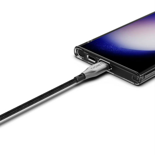 Cabo Armoured USB-C para USB-C (0,5m) Preto