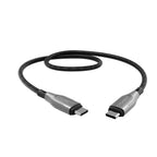 Cabo Armoured USB-C para USB-C (0,5m) Preto