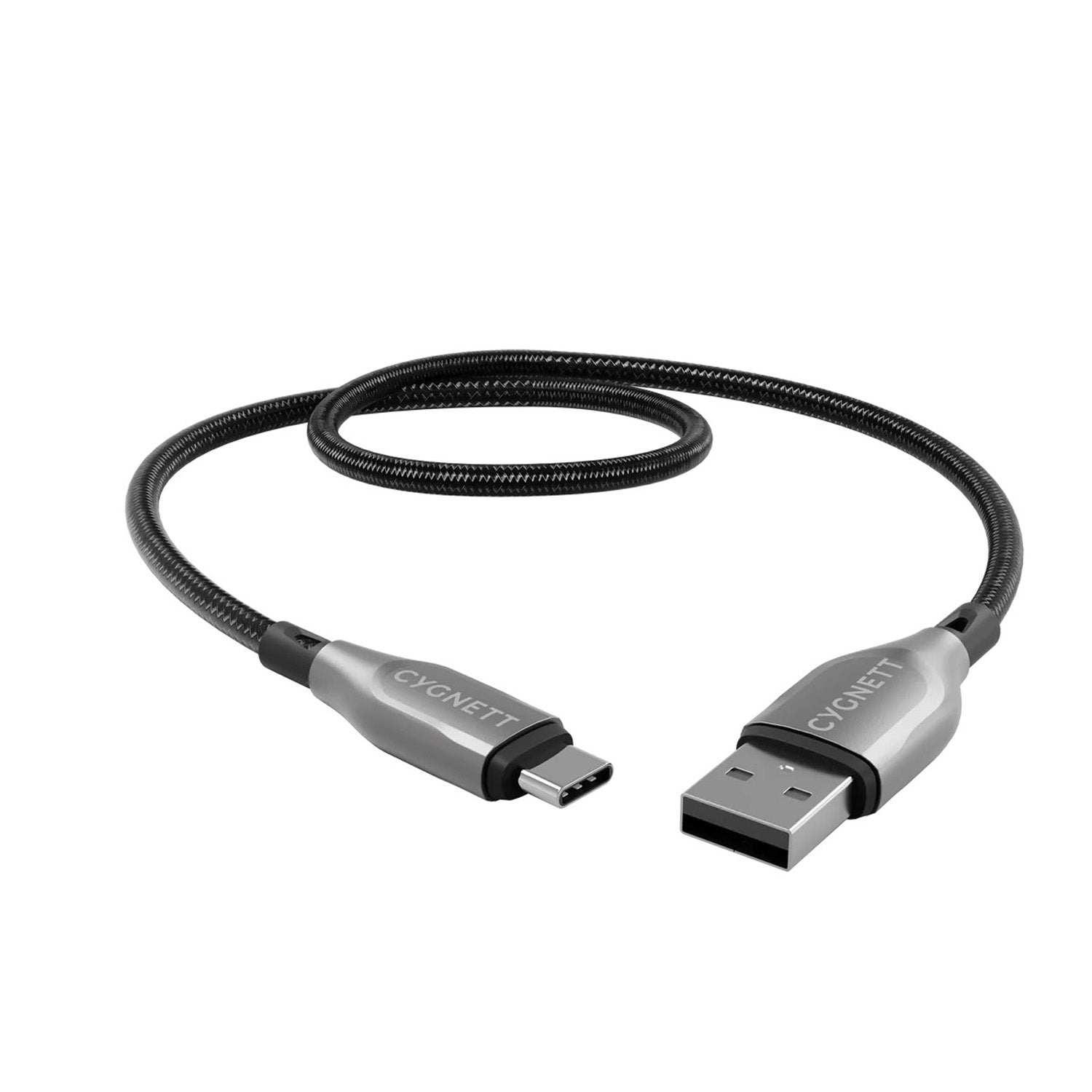 Cabo Armoured USB-C para USB-A (0,5m) Preto