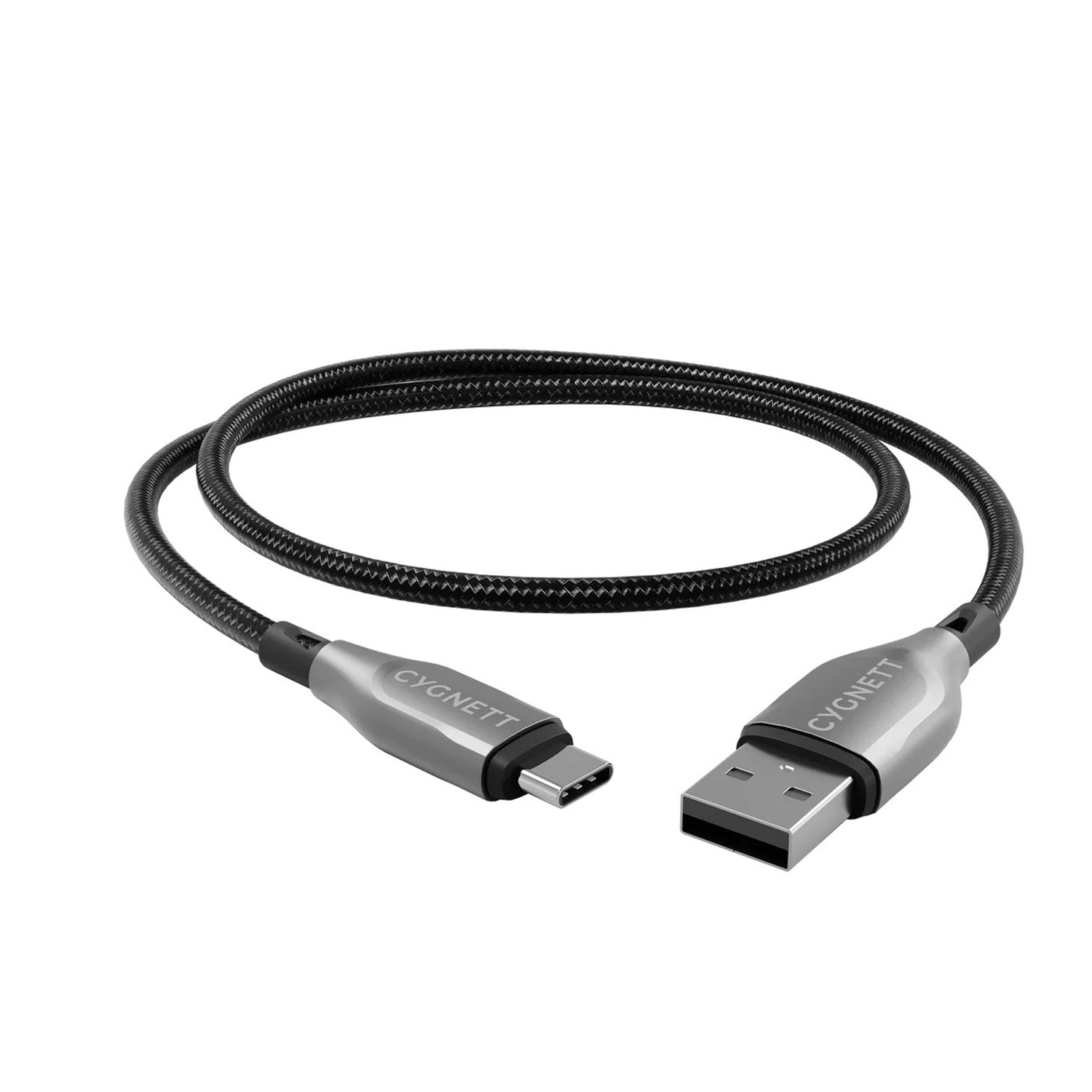 Cabo Armoured USB-C para USB-A (1m) Preto