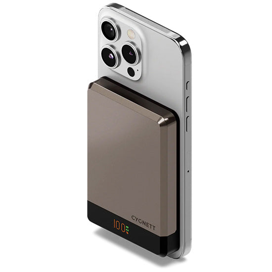 Bateria Magnética MagSlim 10.000mAh Champanhe