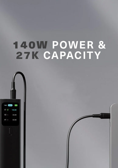 Power Bank HighPWR de 27.000 mAh (148W) para Portátil com Estojo