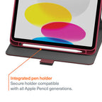 TekView iPad 11 (A16) e 10.9 (10.ª geração) Cherry Rose