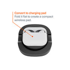 Carregador sem fios magnético dobrável Qi2 ChargeBase Preto