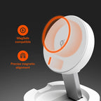 Carregador sem fio magnético dobrável Qi2 ChargeBase Branco