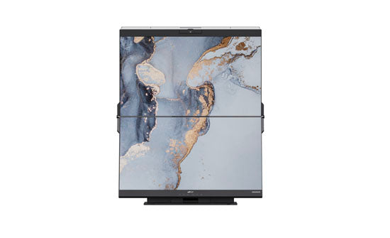Monitores FHD 1080p Empilhados de 24"