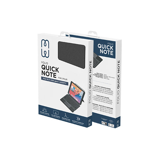 Folio Quick Note iPad Pro 11 (2022/21 - 4th/3rd gen) AZERTY