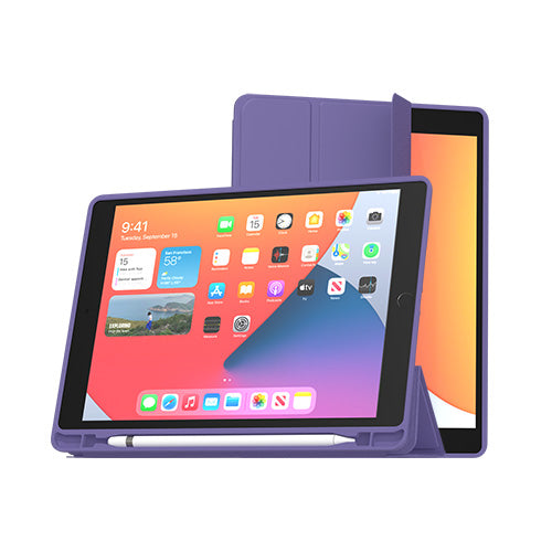 Folio Slim Skin iPad Air 10.9 (2020/22, 4a/5a ger.) e Air 11 (M2/M3/M4) Lilás