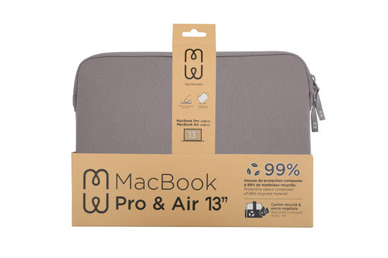 Capa MacBook Pro/Air 13 Basics ²Life Cinza/Branco