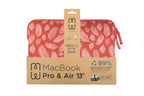 Capa MacBook Pro/Air 13 Basics ²Life Botanic Vermelho