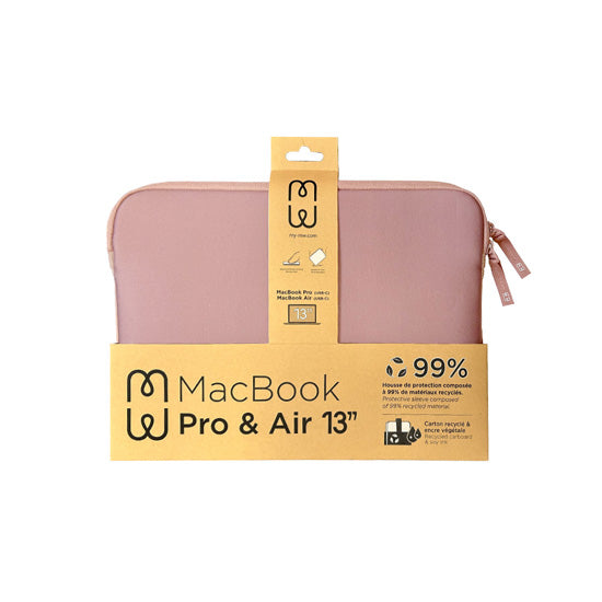Capa MacBook Pro/Air 13 Basics ²Life Rosa/Branco