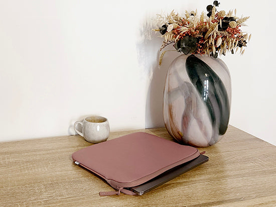 Capa MacBook Pro/Air 13 Basics ²Life Rosa/Branco