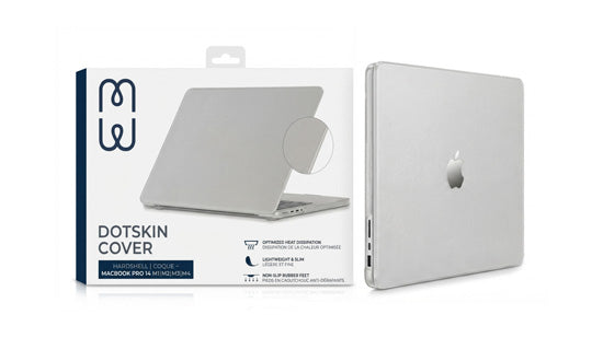 Capa DotSkin para MacBook Pro 14" (M1/M2/M3/M4/M5) Transparente