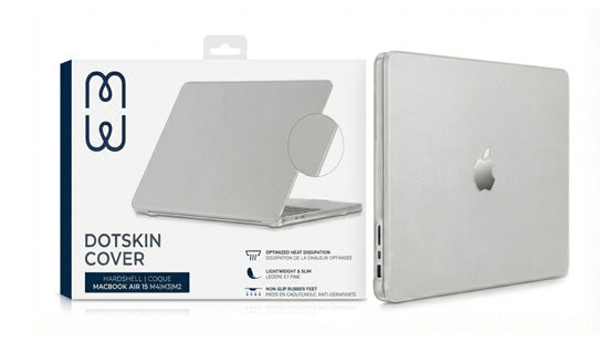 Capa DotSkin para MacBook Air 15" (2025/24/23 - M4/M3/M2) Transparente